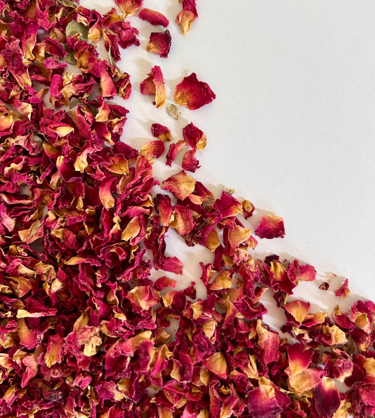 Luxury Wedding Confetti - Dried Rose Petals - Red