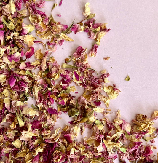 Luxury Wedding Confetti - Dried Rose Petals - Wild Pink